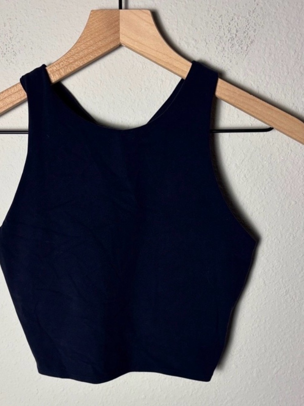 Athleta Conscious Crop Navy Tank